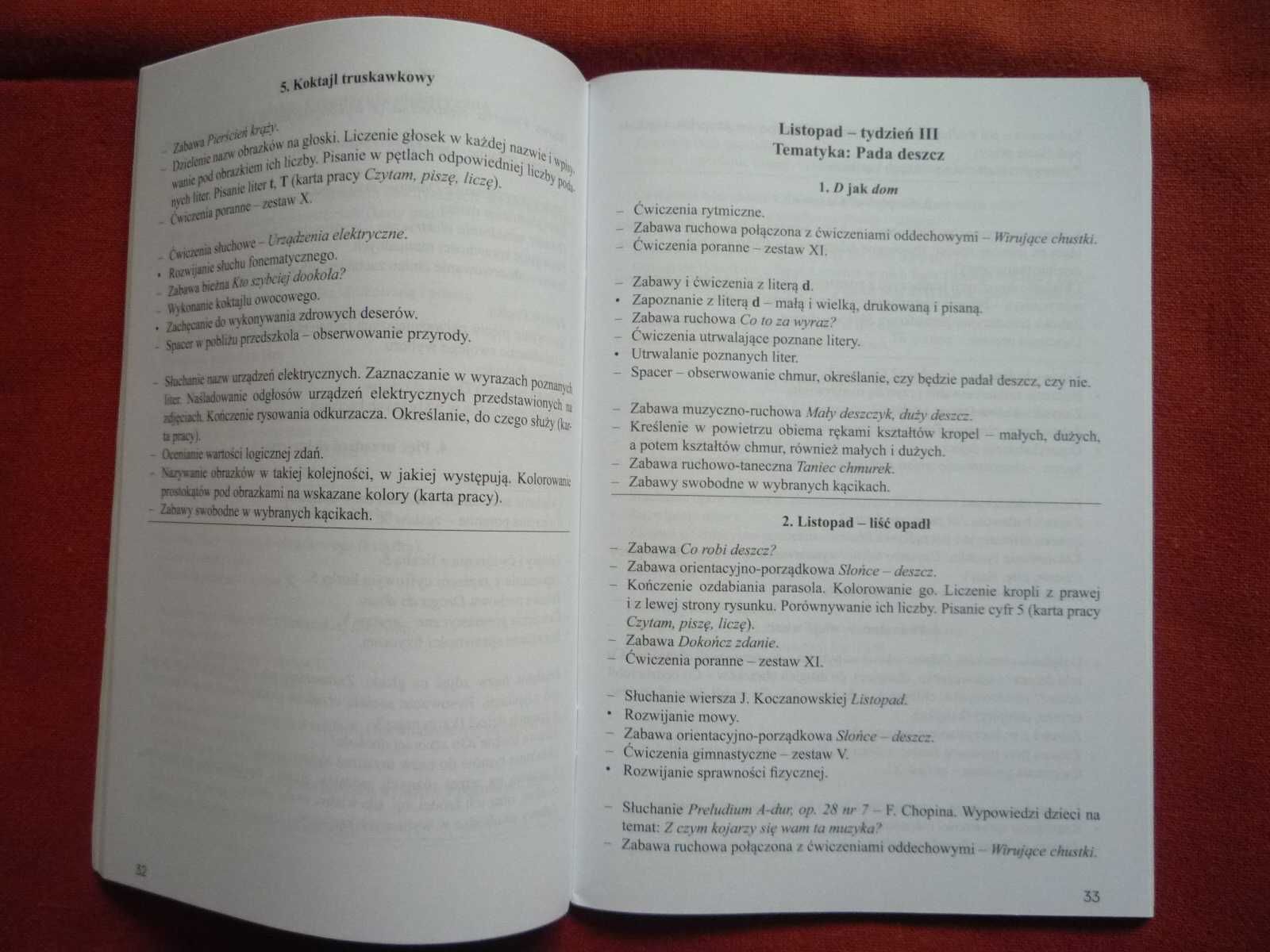 Kolorowy Start z Plusem Sześciolatki Przewodnik metod Wiersze Piosenki