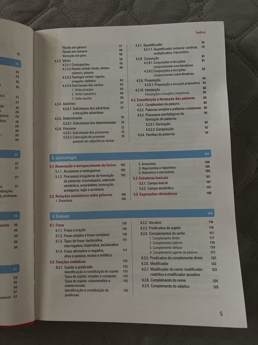 Livro de gramática Português
