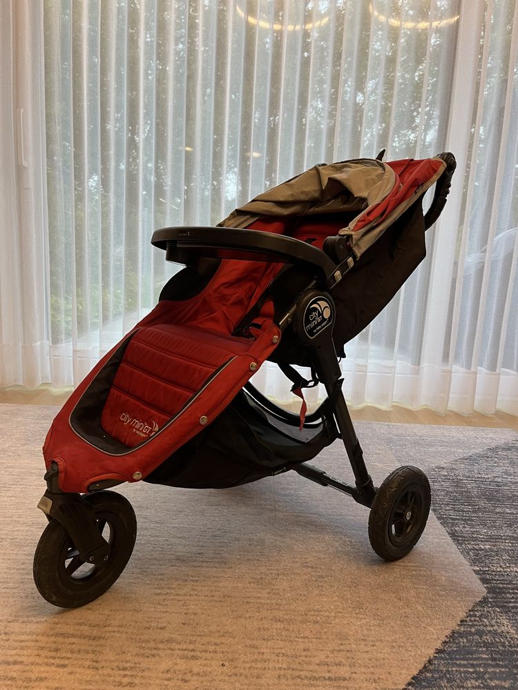 Baby Jogger City Mini GT Czerwony stan bardzo dobry