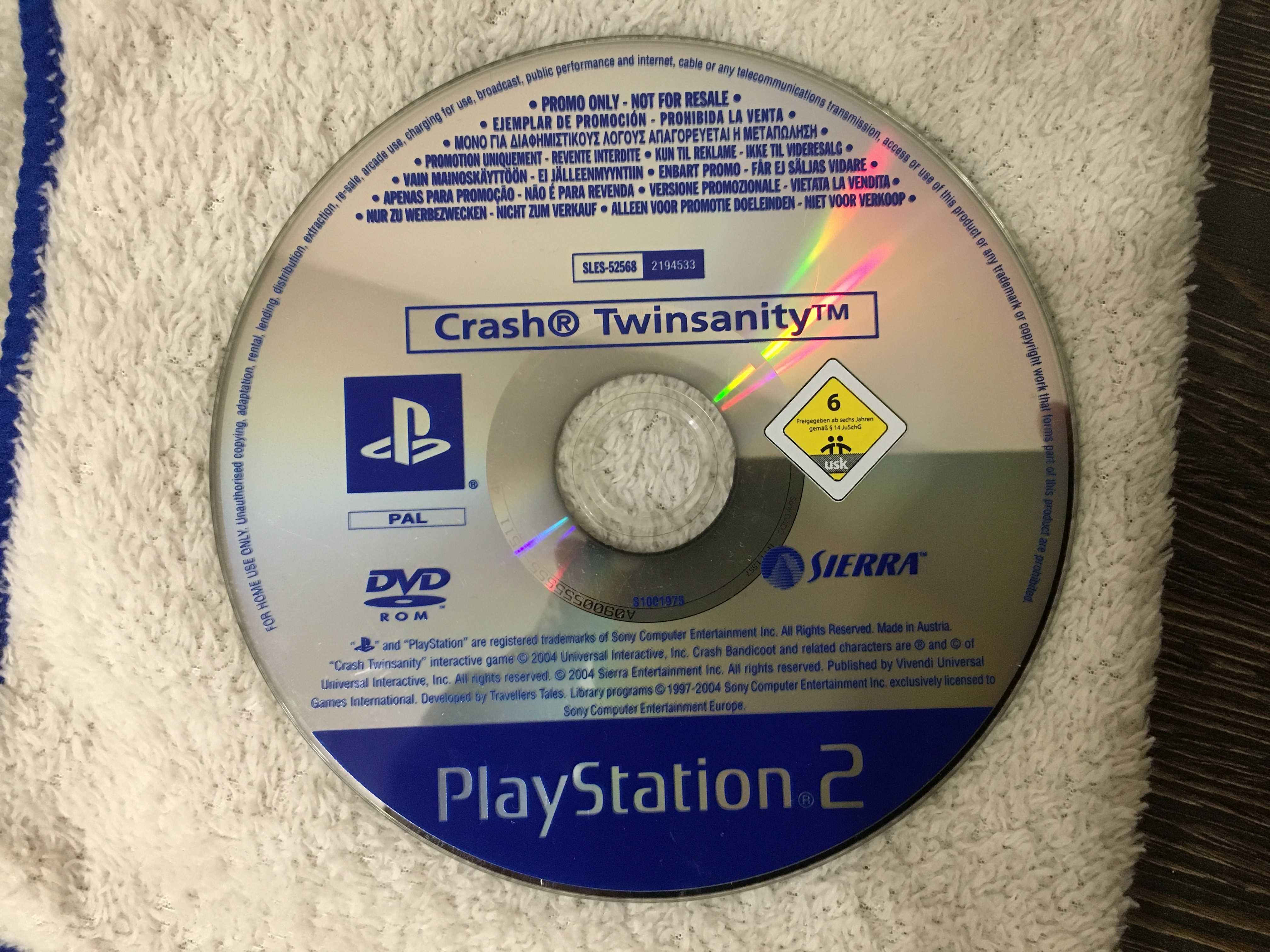 PS2 Crash Twinsanity PROMO playstation 2 Wyprzedaż kolekcji