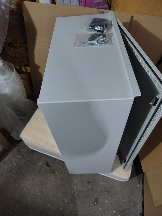 Skrzynka elektryczna rozdzielnia 80x60x30 +płyta montażowa