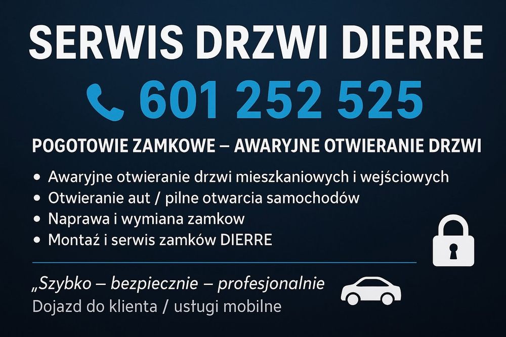 Serwis Drzwi Dierre Pogotowie Zamkowe