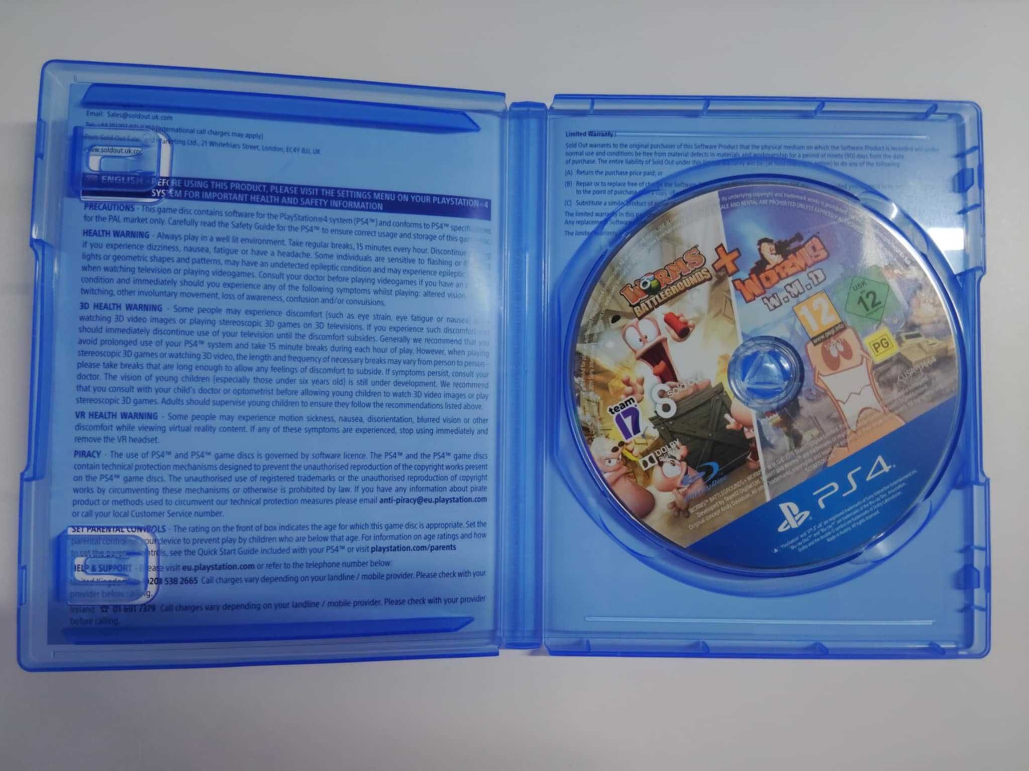 Worms: Battlegrounds + Worms: W.M.D. PS4