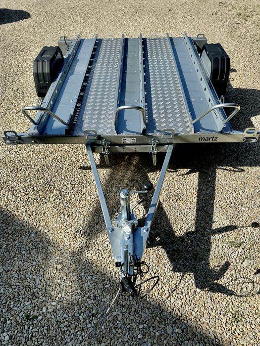 WYNAJEM Przyczepa Motocyklowa Trzy Stanowiskowa