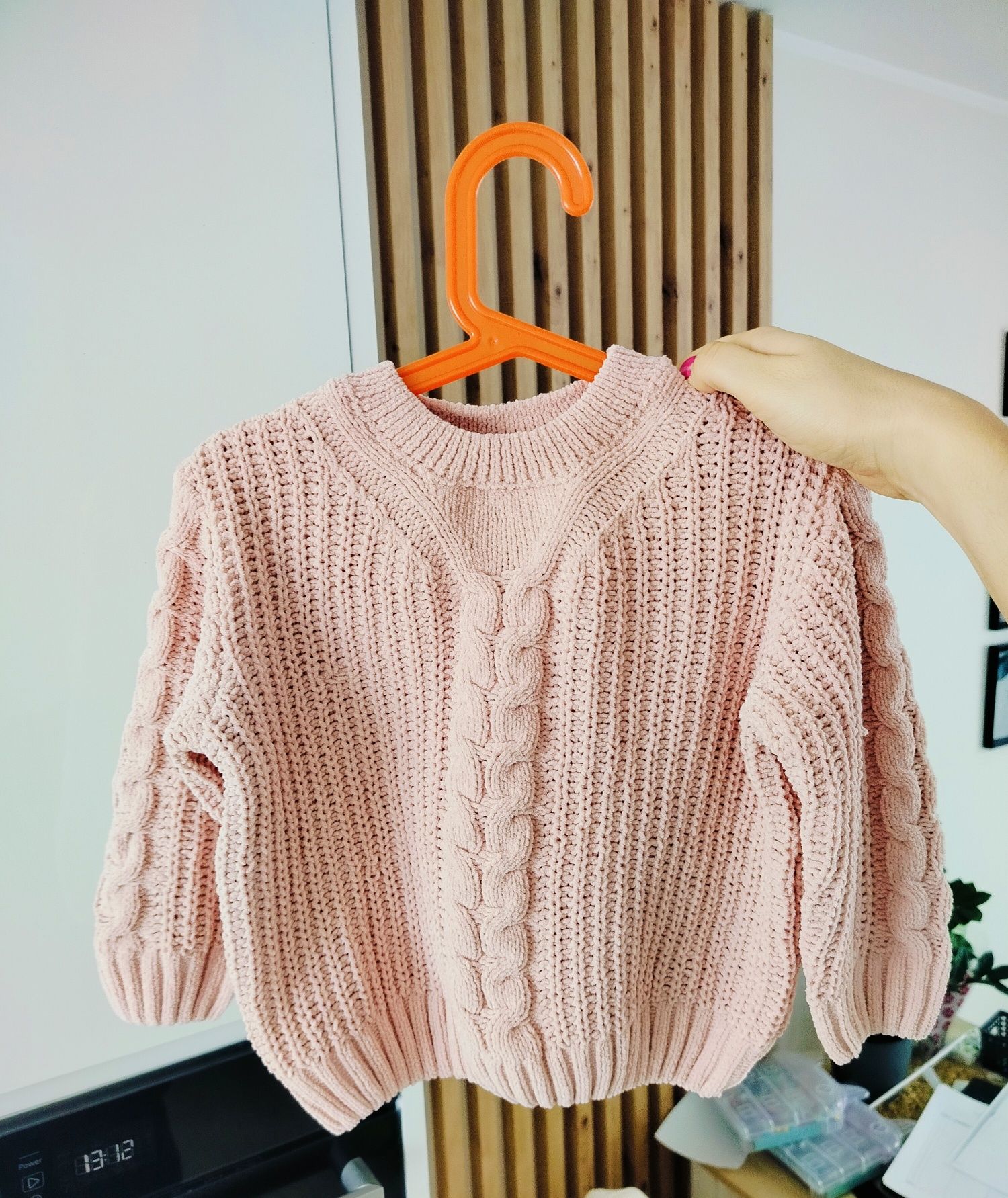 Sweter sweterek gruby zimowy z szenili 104