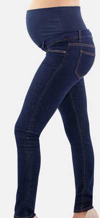 Spodnie Ciążowe Włoskie Mama jeans r,44 Niebieskie