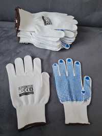 Rękawiczki robocze nakrapiane rozmiar 9 i 10