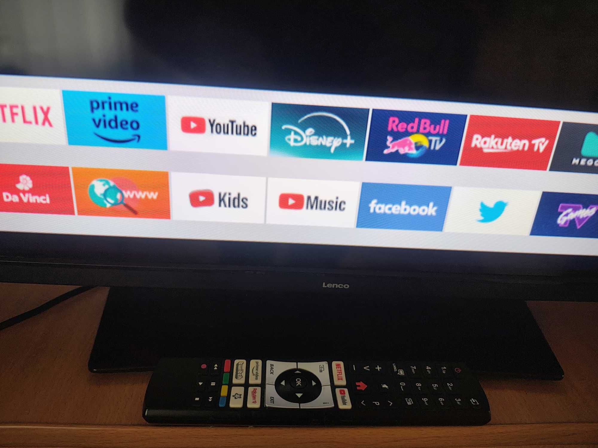 Телевізор LENCO DVL-3273BK Smart TV з вбудованим DVD-програвачем