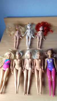 8 lalek styl Barbie, Mattel i Hasbro