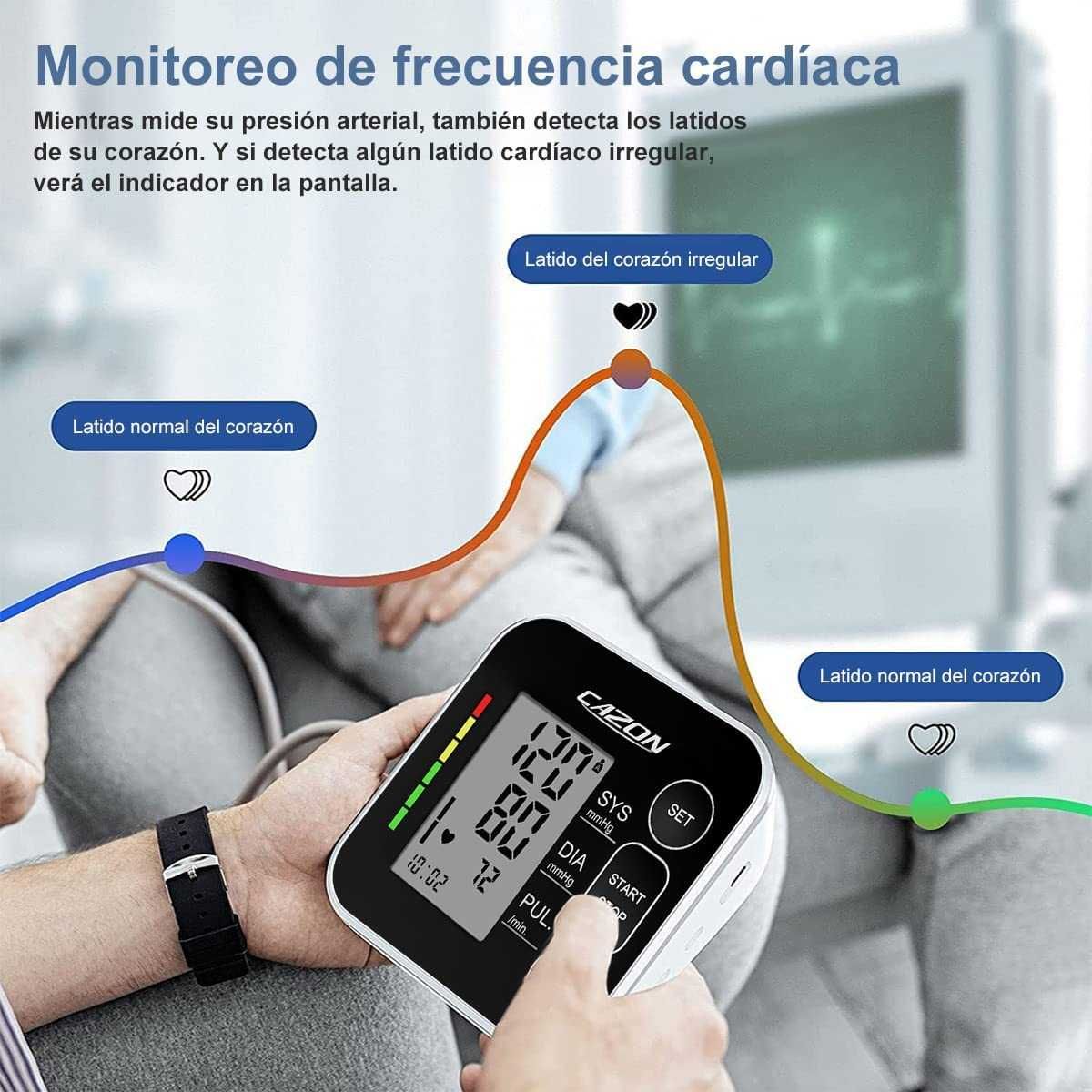 (NOVO) Tensiómetro de braço, máquina de pressão arterial de braço