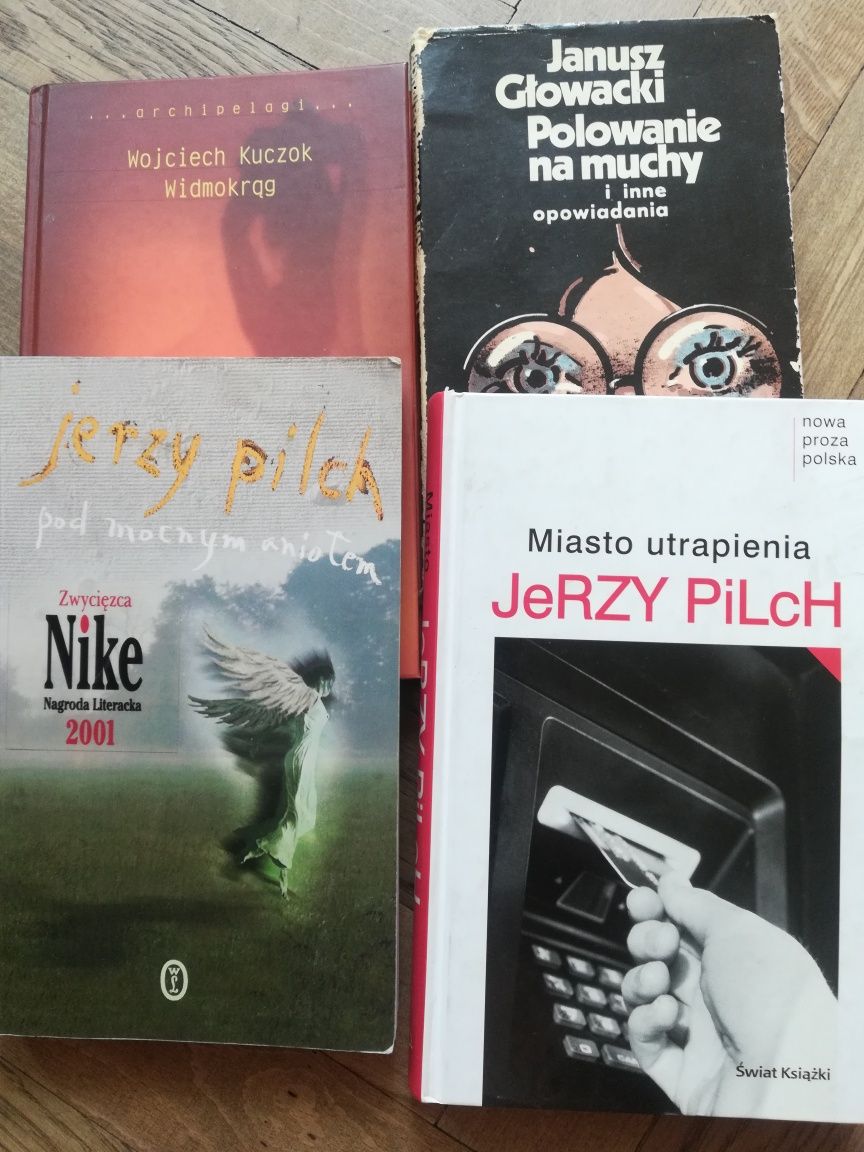zestaw powieści współczesnych: Pilch, Głowacki, Kuczok