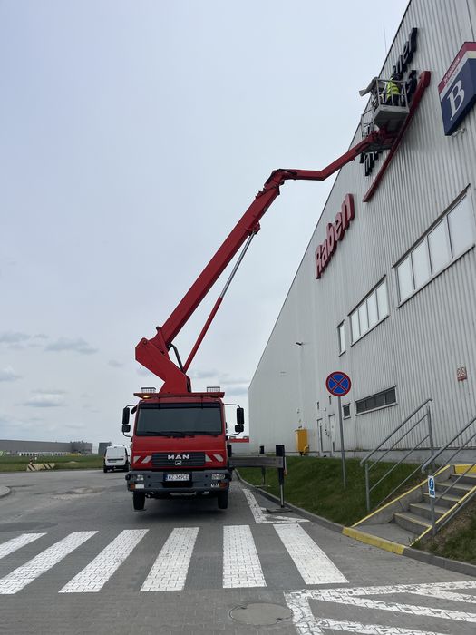 Podnosnik koszowy zwyzka dzwig wumag 20m 22m 25m 27m 30m 35m 45m