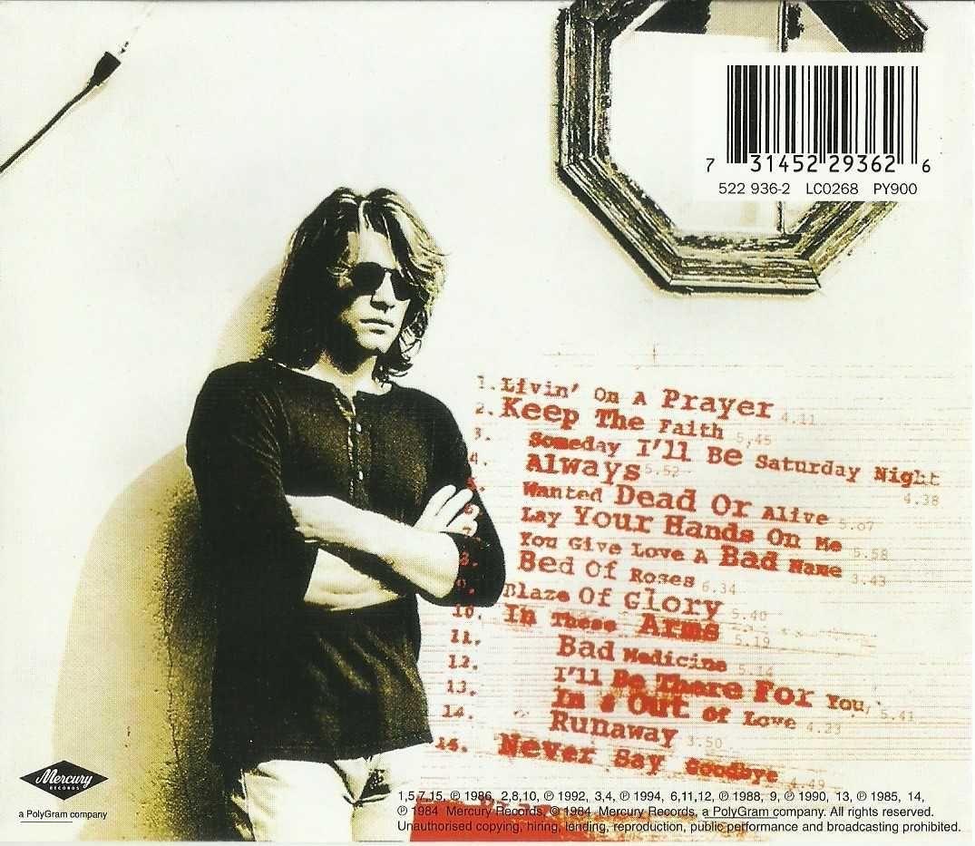 Bon Jovi ‎- Cross Road: The Best of Bon Jovi