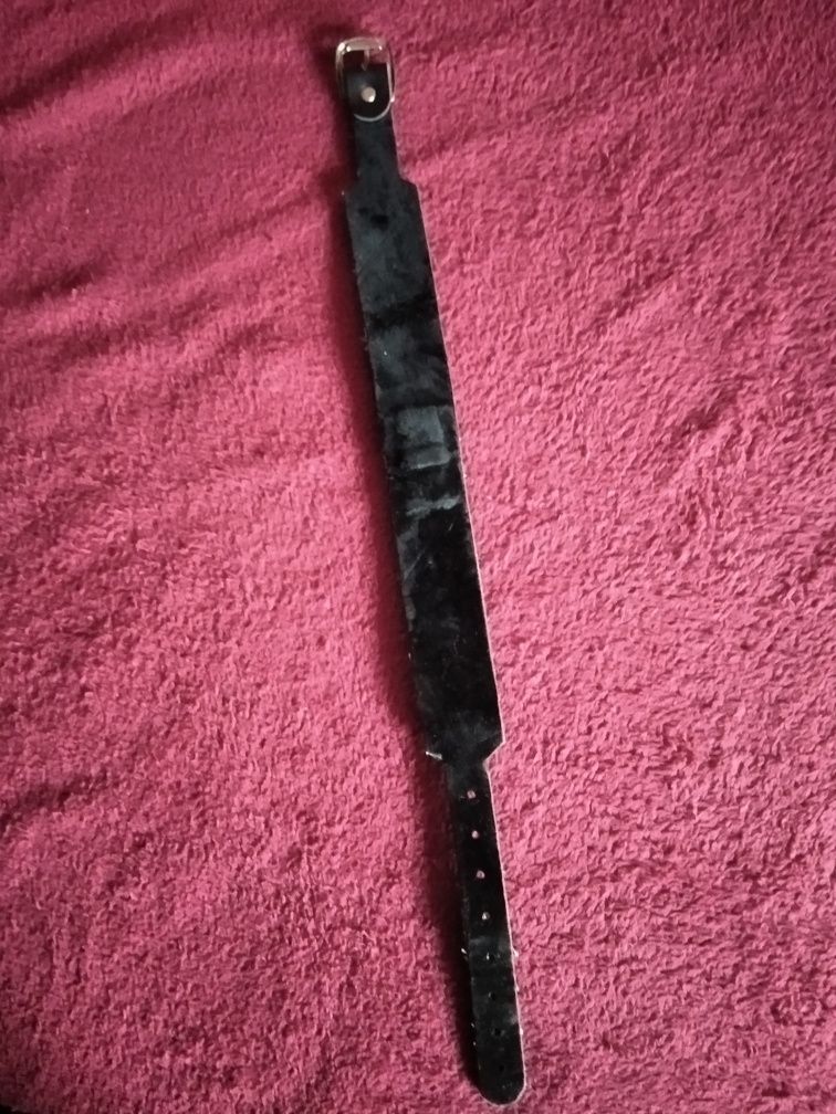 Choker/ Obroża gładka z zaczepem Blackmetalshop (goth, alternative)