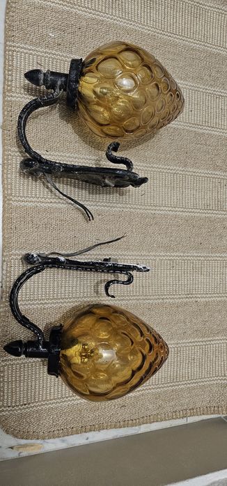 Lanternas candeeiros de exterior antigas vintage