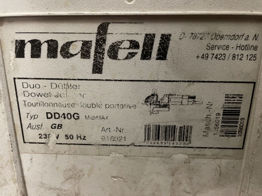 Присадочний фрезер Mafell DD40G