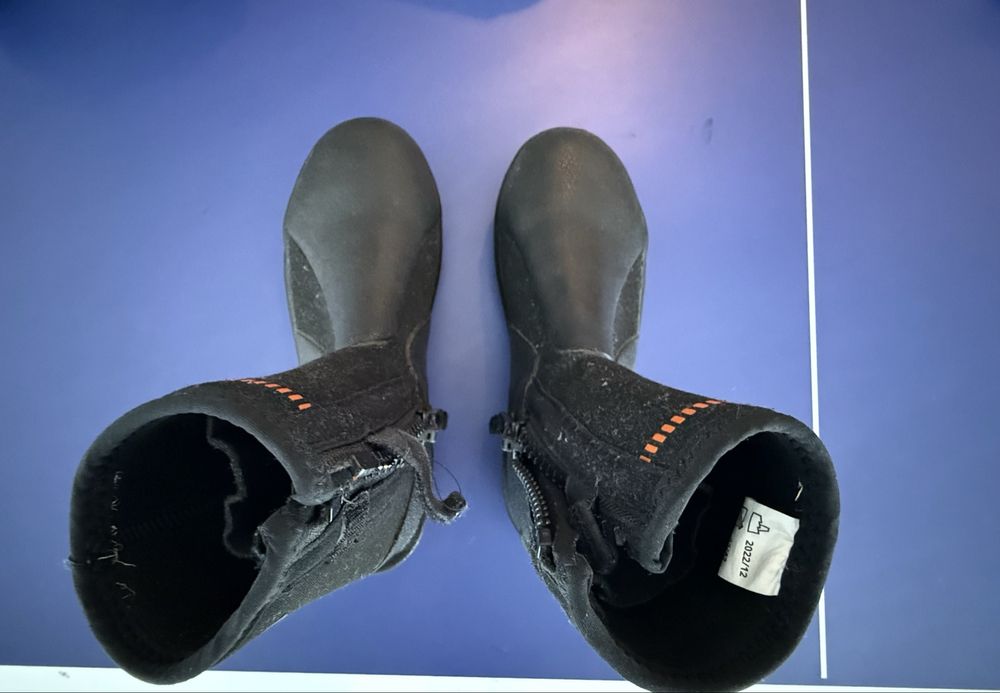 Botas (botins) de vela ou mergulho criança Decathlon Neopene 5mm