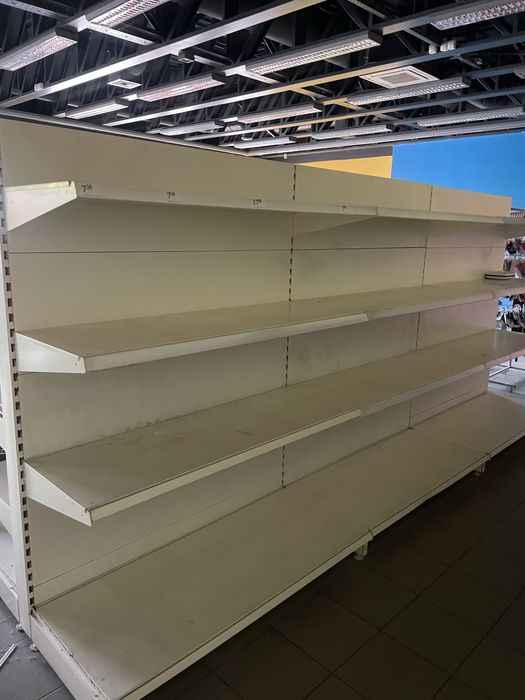 Regał sklepowy metalowe  zostało 7 metrów