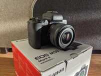 Canon M50 Mark II + mikrofon Rode VideoMicro + akcesoria – zestaw