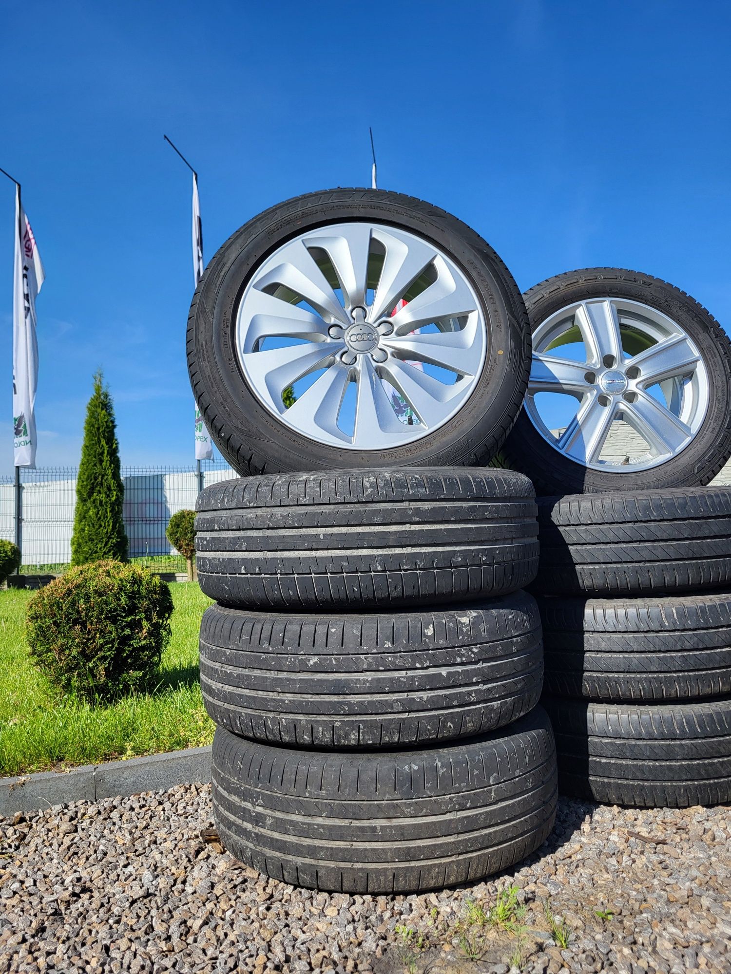 Koła LATO 19" 5x112 ET39 Audi Q5 8RO ŁADNY KOMPLET!  S-LINE !