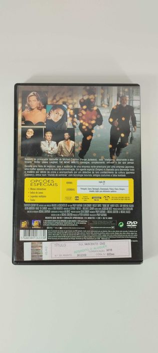 Sol Nascente - DVD - Sean Connery - Wesley Snipes