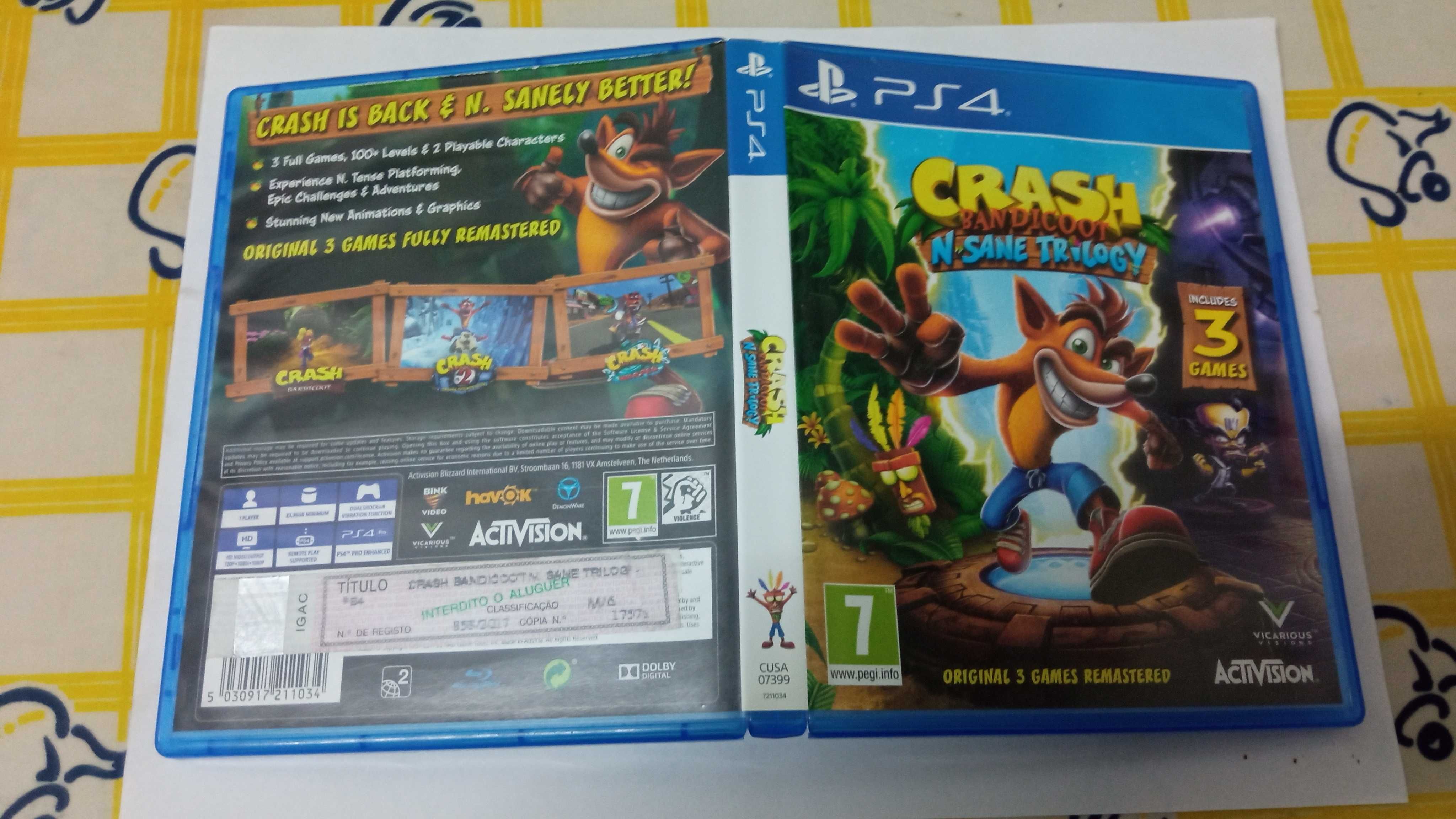 SPIDER-MAN e CRASH BANDICOOT (preço na descrição)