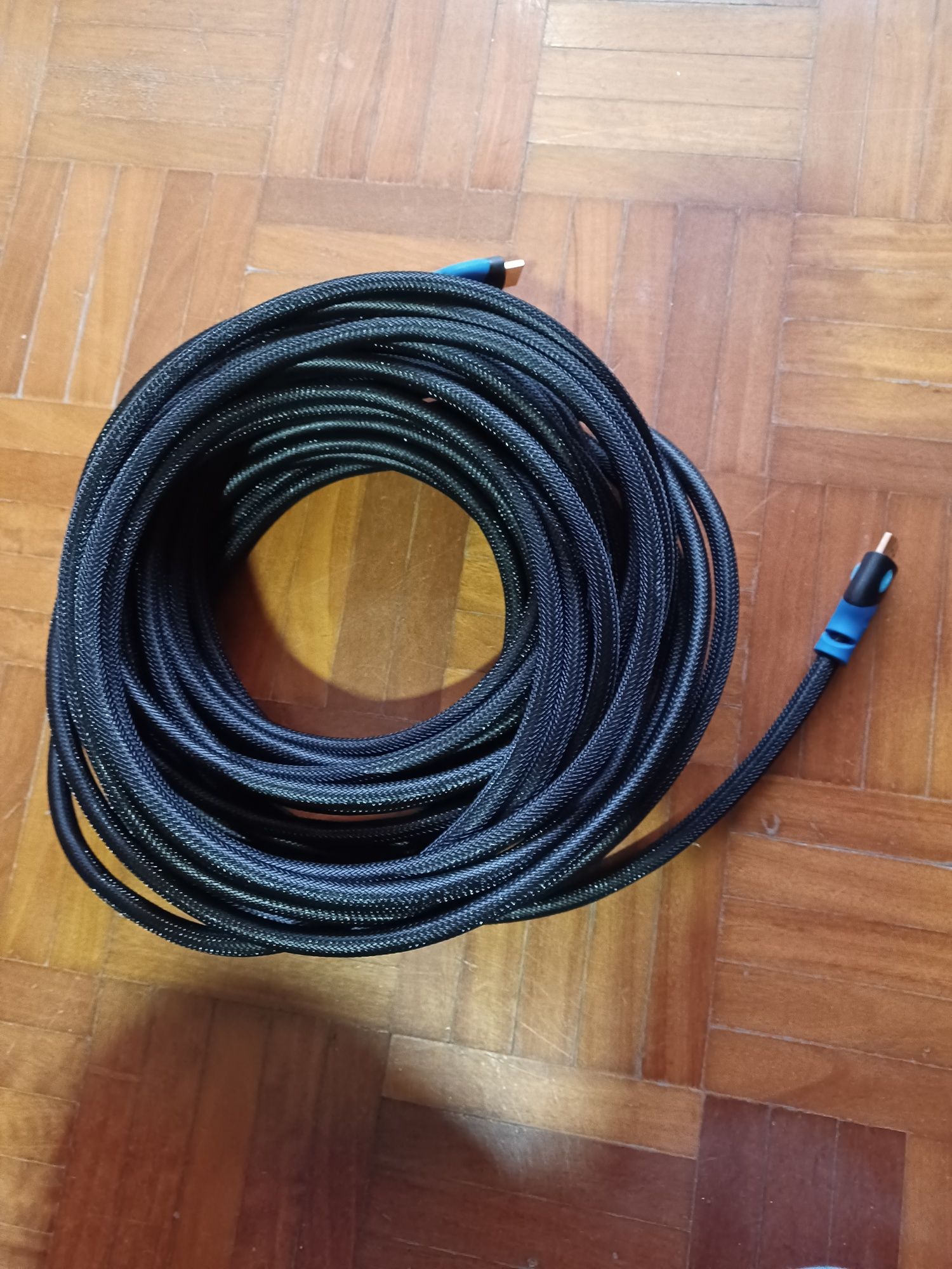 Biwond cabo HDMI Blindado V.1.4 M/M 28AWG Blue/Black  15,45 metros