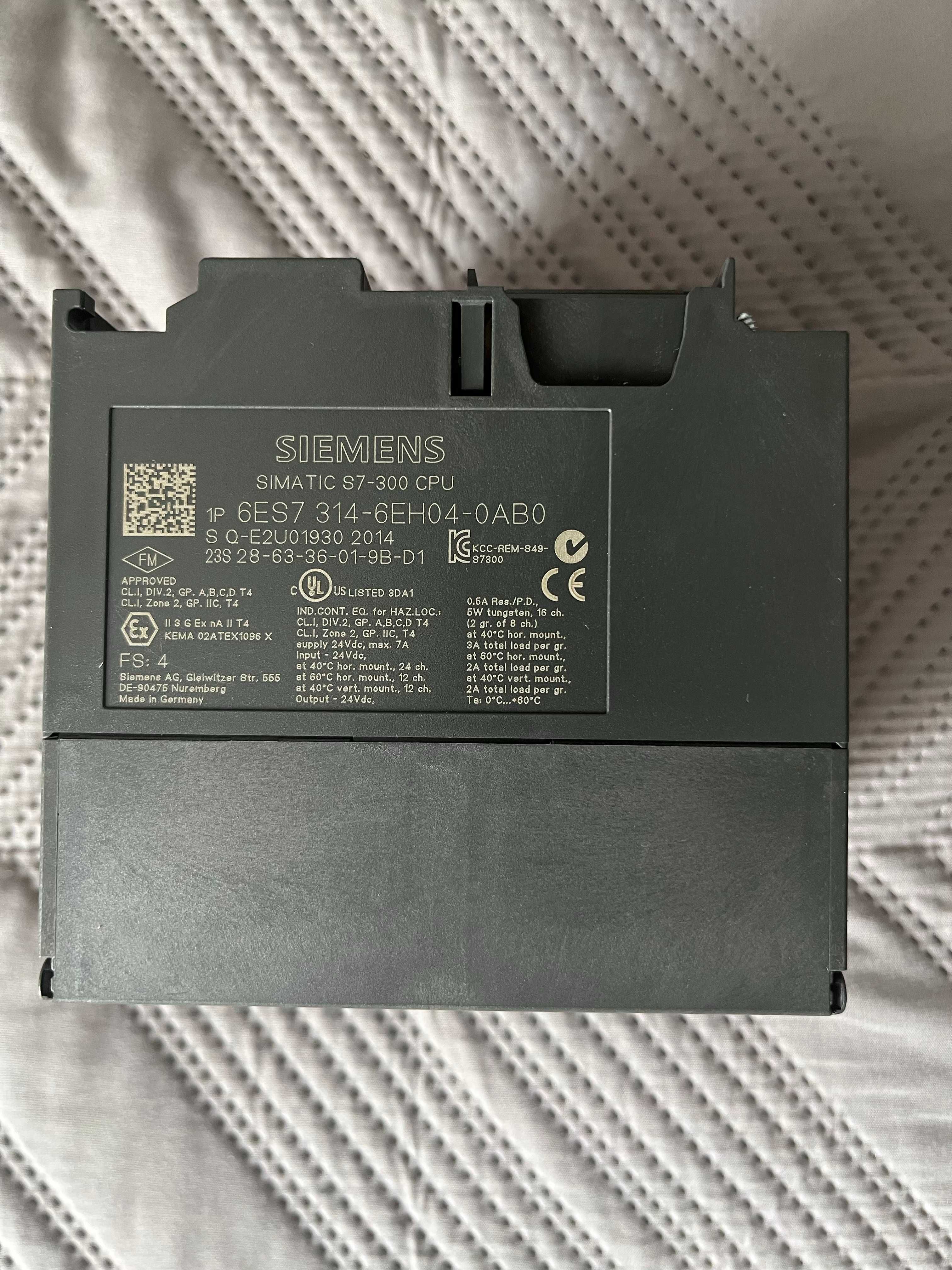sterownik PLC SIEMENS SIMATIC s7 CPU314C-2PN/DP 314-6EH04-0AB0 Faktura