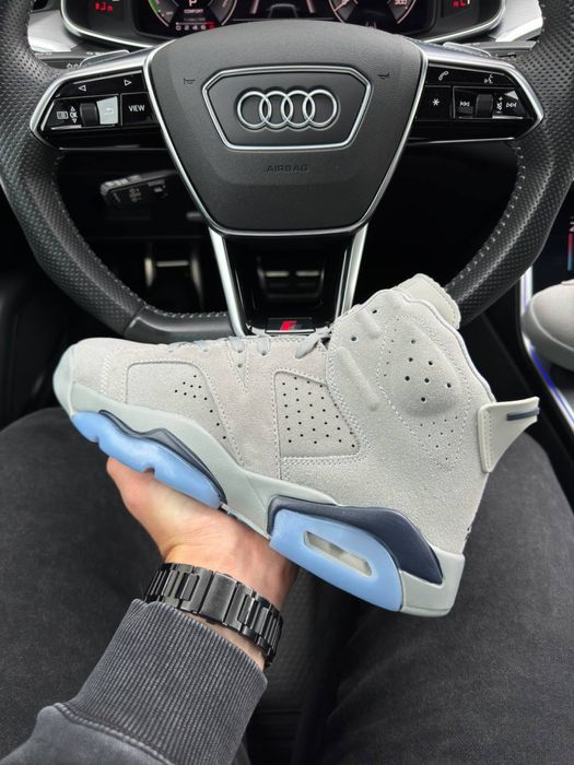 Чоловічі кросівки Nike Air Jordan Retro 6 Gray Sky
