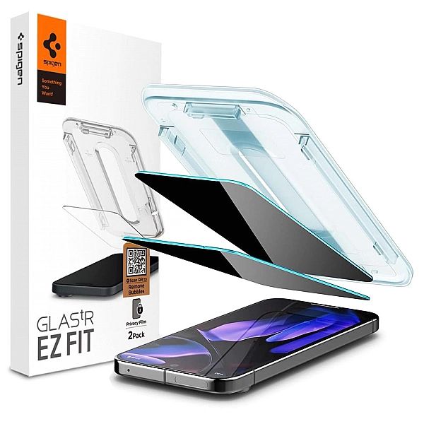 Szkło Prywatyzujące Spigen Glas.tr ”Ez Fit” 2-Pack Google Pixel 9 / 9
