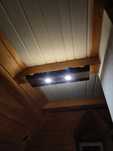 Lampa sufitowa z drewna + LED – styl loft/rustykal ŻARÓWKI w cenie