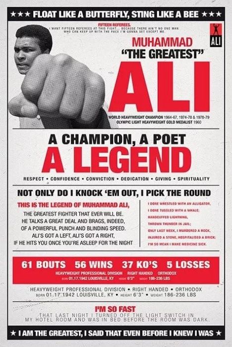 Posters novos Muhammad Ali