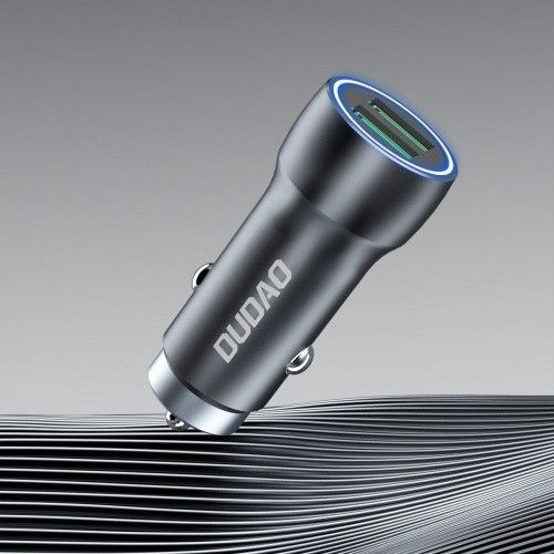 Ładowarka Samochodowa Dudao R4+ 2xUSB-A 120W 3A Grey