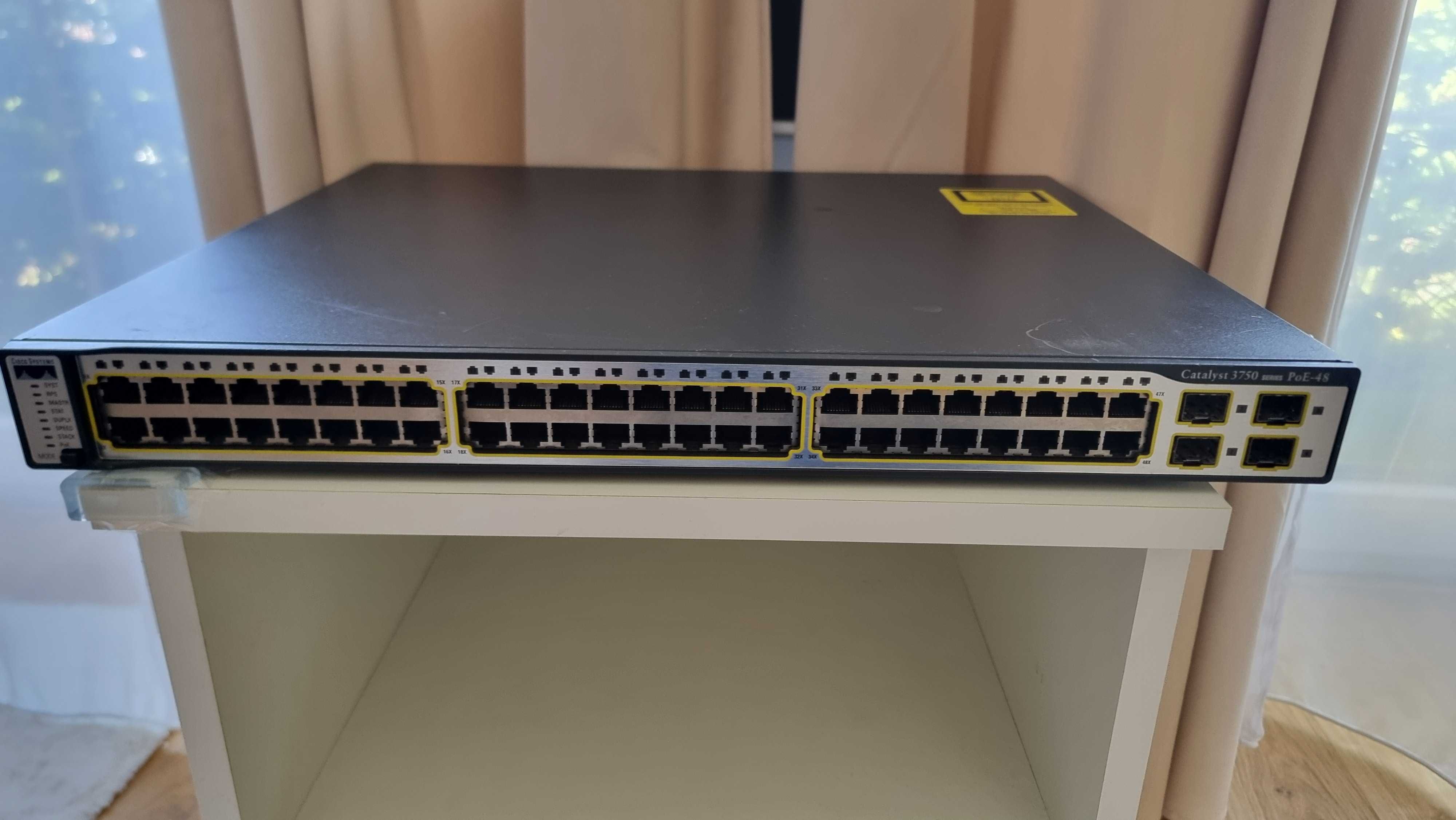 Cisco switch C3750 48 portowy