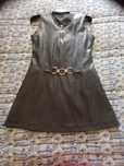 Vestido em pele TAM 32/34