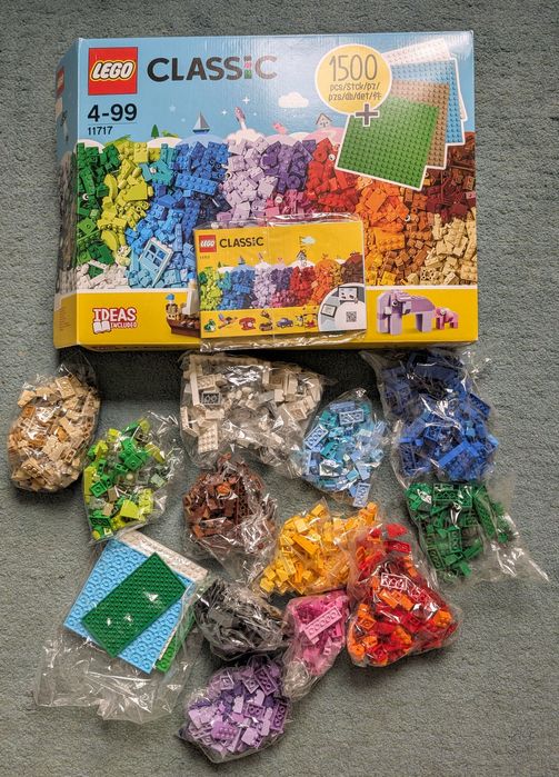 Zestaw Lego 11717 Classic Creator 1500 elementów Nowe
Classic 1500 ele