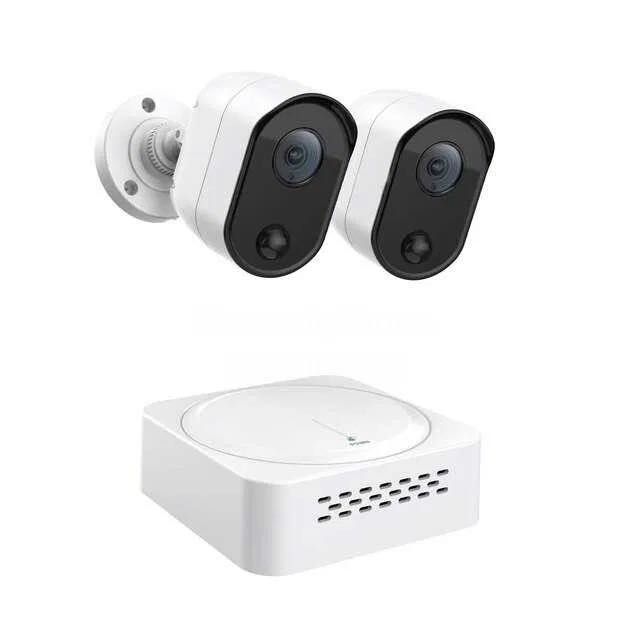 Conjunto de vigilância * 8 canais * 2 Câmaras * 2 Megapixéis *CCTV