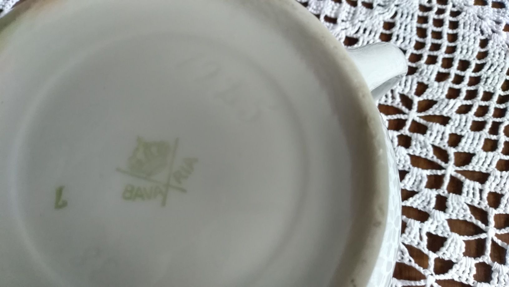 Porcelana przedwojenna Bavaria garnitur herbaty