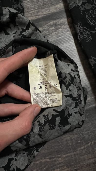 Diesel вінтажна чоловіча сорочка у квіти