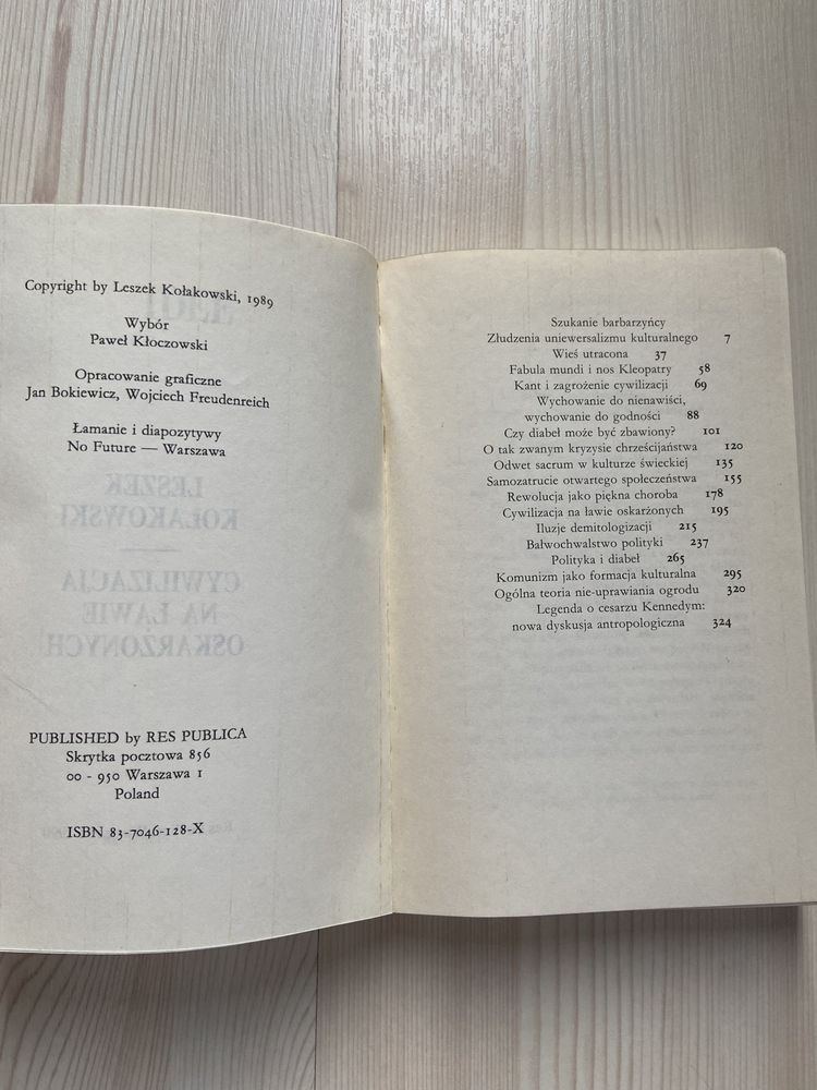 „Cywilizacja na ławie oskarżonych” Leszek Kołakowski