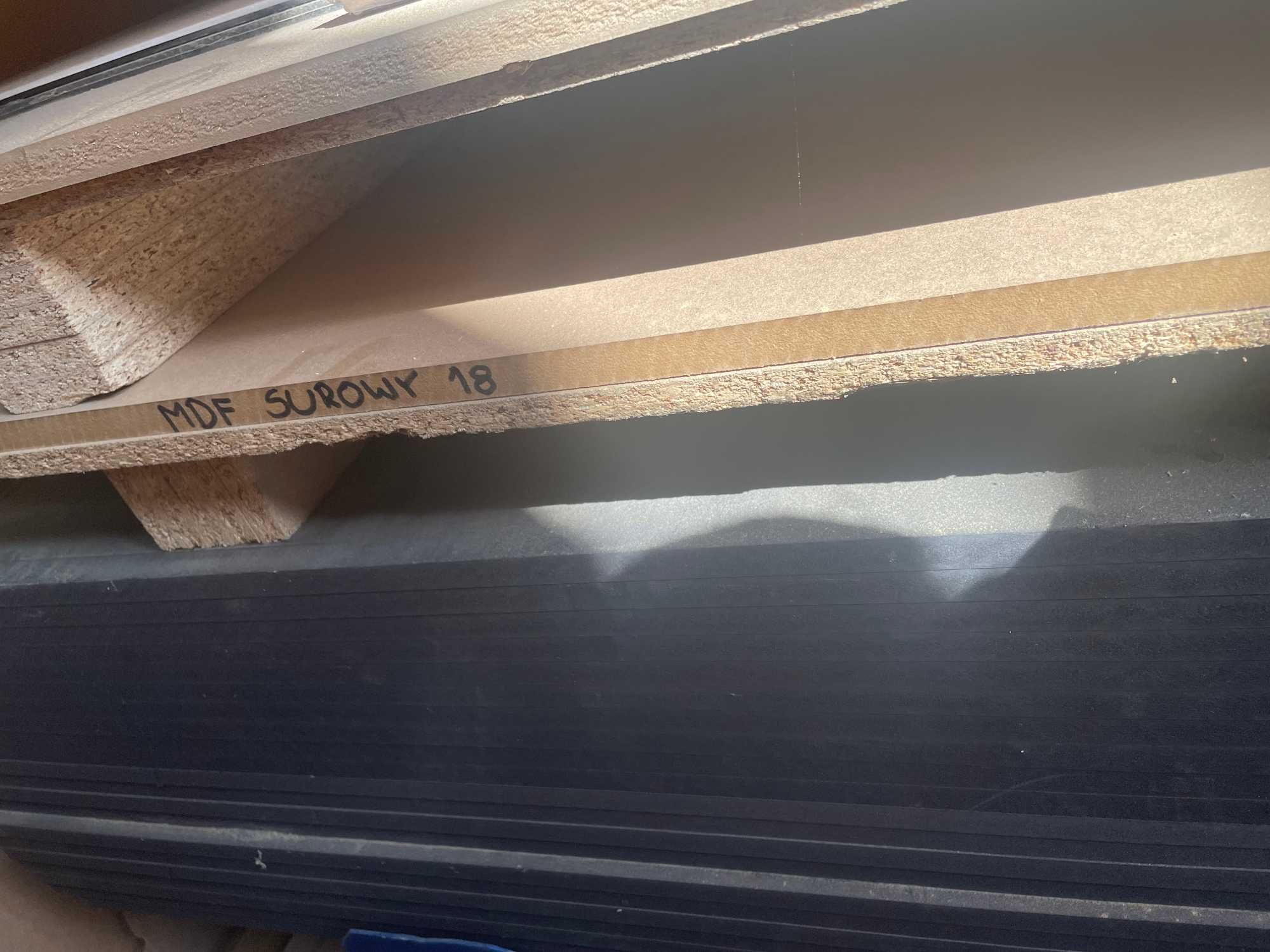 MDF surowa  18 mm