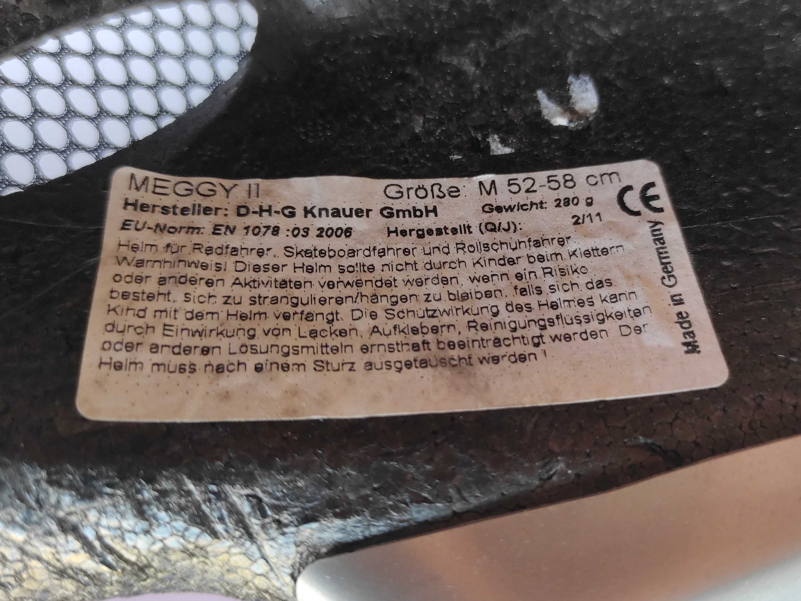 Детский защитный шлем Ked Meggy 2, размер 52-58см, велосипедный