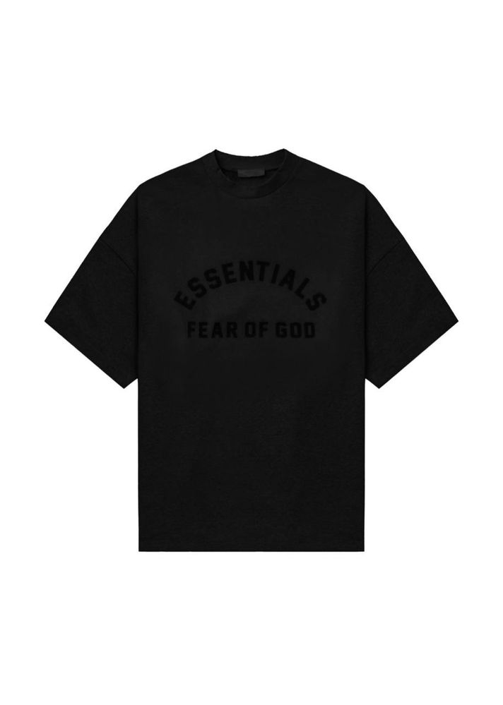 Новая Футболка Fear Of God Essentials FOG Black Оригинал