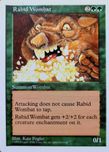 Magic the Gathering  - Rabid Wombat  - 5th Edition
