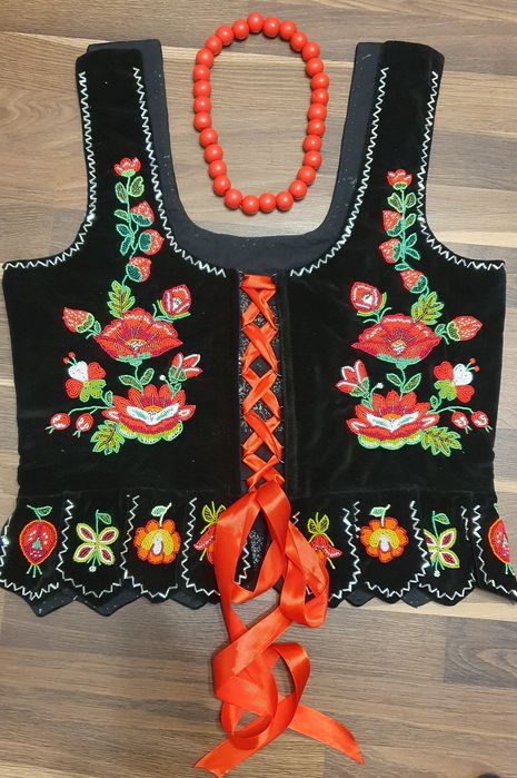 Gorset góralski - rękodzieło