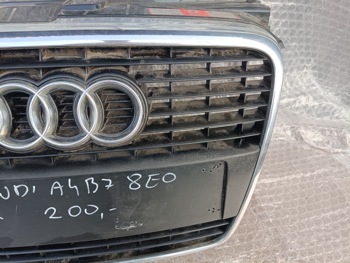 Audi a4 B7 8e0 atrapa grill wlot powietrza przód orginał uszkodzony