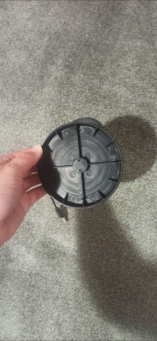 Czarna lampka nastrojowa projektor 4 tryby kolorów wejście USB