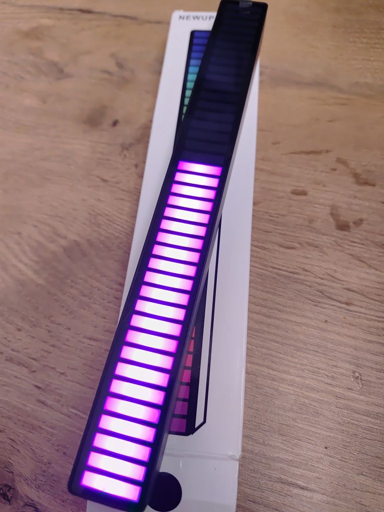 Lampka,neon,Ledy RGB ,reagują na dźwięk