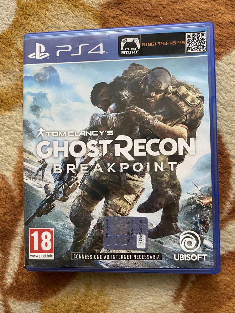 Fifa 21 і GHOST RECON BREAKPOIT на PS 4 в новому стані
