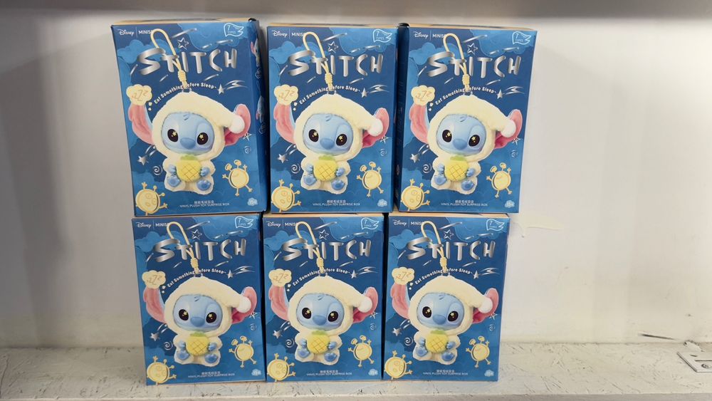 М'яка іграшка Стіч сюрприз Stich Labubu Лабубу брелок Стич